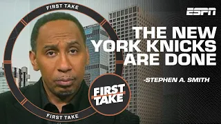The Knicks are done 😥 Stephen A. isn't seeing Orange & Blue Skies anymore after Game 4 | First Take