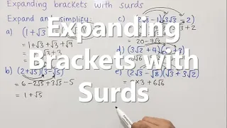 Expanding Brackets with Surds