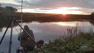 River trent barbel fishing