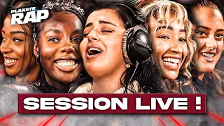 SESSION LIVE 100% FÉMININE avec Marwa Loud, Minissia, Meesyz, Cristina & Saby ! #PlanèteRap