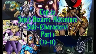Top 20 Jojo's Bizarre Adventure Side-characters Part 1! (20-11)
