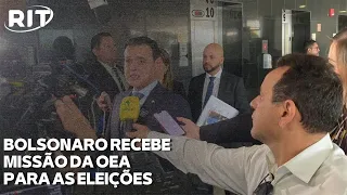 Bolsonaro recebe missão da OEA que observará as eleições brasileiras