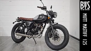 Mutt Mastiff 125 Retro Classic 125cc Learner Legal 2023 Model Video Walk Around