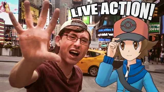 Pokemon Trainer Rap Cypher - LIVE ACTION Hilbert Verse in New York City | Mat4yo