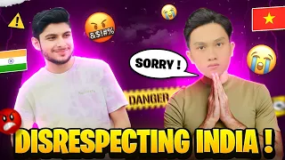 Vietnami 🇻🇳 Player Disrespect Indian 🇮🇳 Player's 😡 Then What Happen 🤣