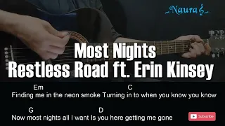 Restless Road - Most Nights ft. Erin Kinsey Guitar Chords Lyrics