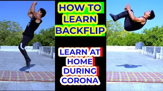 HOW TO LEARN BACKFLIP AT HOME