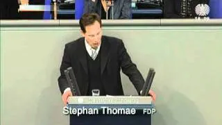 Bayrischer Bundestagsabgeordneter Stephan Thomae (FDP) zum Urheberrecht