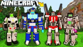 RODZINA TRANSFORMERSÓW W MINECRAFT || MINECRAFT RODZINA