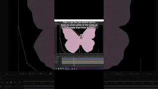 @zarooza's Animated Butterfly Wings X After Effects 🦋 | Tutorial #shorts