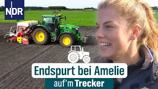 Amelie gibt Gas auf dem Acker | Auf'm Trecker Reportage | NDR