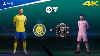 FIFA 23 - Al Nassr vs. Inter Miami Ft. Ronaldo, Messi, | Club Friendly Match | PS5™ Gameplay [4K60]