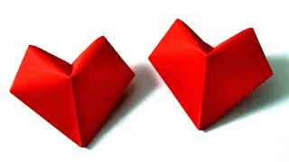 How To Make 3D Heart ❤ Origami Easy 3D Heart