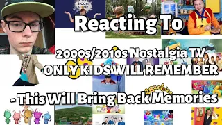 Reacting To 2000s/2010s Nostalgia TV ONLY KIDS WILL REMEMBER - This Will Bring Back Memories