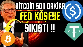 BİTCOİN SON DAKİKA FED KÖŞEYE SIKIŞTI ! - BTC ANALİZ #BİTCOİN #ALTCOİN