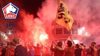 Crazy LOSC Lille Fans Celebrating All Night After Win vs. Angers - Crowned Ligue 1 Champions Today