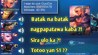 Fake Winrate Prank | Open Mic Teammate Laughtrip Reaction 🤣