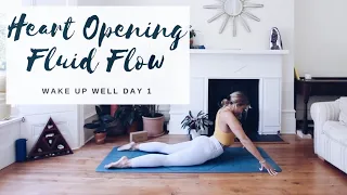 HEART OPENING YOGA | Wake Up Well Day 1 | CAT MEFFAN