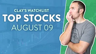 Top 10 Stocks For August 09, 2023 ( $TLRY, $GRRR, $TTOO, $PLTR, $AMC, and more! )