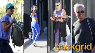 Stars seen at the Dancing With The Stars dance studio in Los Angeles