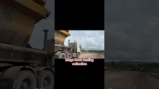 Truck hauling batubara #coal #batubara #truck #viral #mining #volvo #scania#shorts