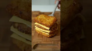 Cheese Hash Brown ASMR