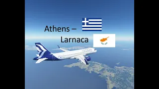 MSFS 2020 | Athens (LGAV) - Larnaca (LCLK) | A320neo Aegean Airlines | FULL FLIGHT