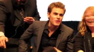 Vampire Diaries - Paleyfest 2010 -  Paul, Nina, Ian Walking on Stage