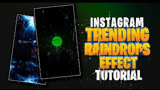 Instagram Trending Rain Drop Effect Tutorial In NodeVideoEditor In Tamil #raineffect #nodevideoedit