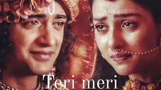 Teri meri prem kahani ha muskil ❤[Radha Krishna ].S.d creation ❤