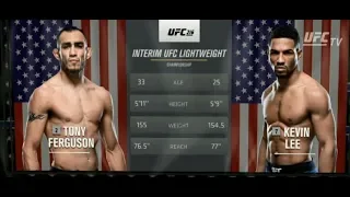 ufc 216  tony ferguson vs kevin lee