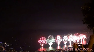 Jounieh Bay Fireworks Show Spectacular, Lebanon (2017-06-24)