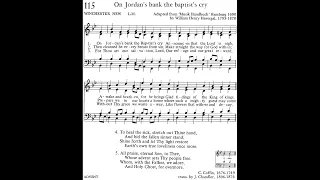 On Jordan's Bank the Baptist's Cry - The book of praise 115 [organ + vocal]