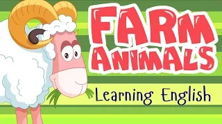 FARM ANIMALS for KIDS || Learn English - Учим английский для детей - Домашние животные