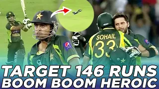 Target 146 Runs | Thrilling Battle in Last 3 Overs | Boom Boom HEROIC Knock | T20I | PCB | M9B2A