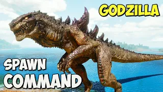 Godzilla ARK Survival Ascended Spawn COMMAND | How To Summon GODZILLA Code ASA