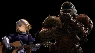 [SFM] Doomslayer and Jeanne play some music and that's it