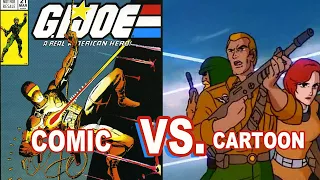 GI Joe Cartoon Vs Comic | What is CANON?