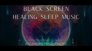 Sirian Healing Chambers Cosmic Healing Sleep Music Black Screen - 8 Hours