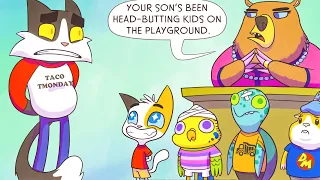 NEW FUNNY CUTE CAT FAMILY COMIC #32 | Litterbox Comics | Webcomic Dub