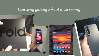 Samsung galaxy z fold 4 | Unboxing | Accessories | Cozy | 512gb |