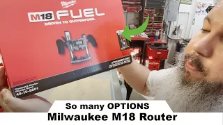 Milwaukee Tools M18 Router add ons , I bought them all just to put it in a PACKOUT with Kaizen foam.