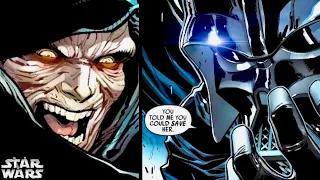 How Darth Vader Confronted Palpatine For Lying About His Ability to Save Padme! (Canon vs. Legends)