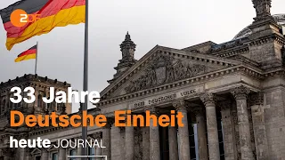 heute journal vom 03.10.2023: 33 Jahre Deutsche Einheit, Armenien, Physik-Nobelpreis (english)