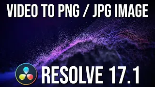 How to Export a Single Video Frame to JPG PNG Image in DaVinci Resolve 17.1