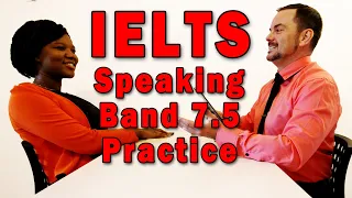 IELTS Speaking Practice for Band 7.5 Part 1 with Subtitles