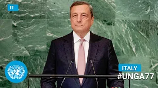 (Italiano) 🇮🇹 Italy - President of Council of Ministers Addresses UN General Debate, 77th Session