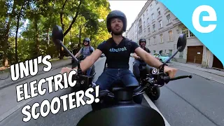 Unu Electric Scooter Review - Electrek Does Germany On 2 Wheels!