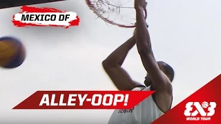 King-Stockton Jams Home the Alley-Oop! - Mexico - 2015 FIBA 3x3 World Tour