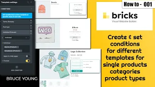 Bricks Builder - Create, set single product templates for categories, prod types, single products